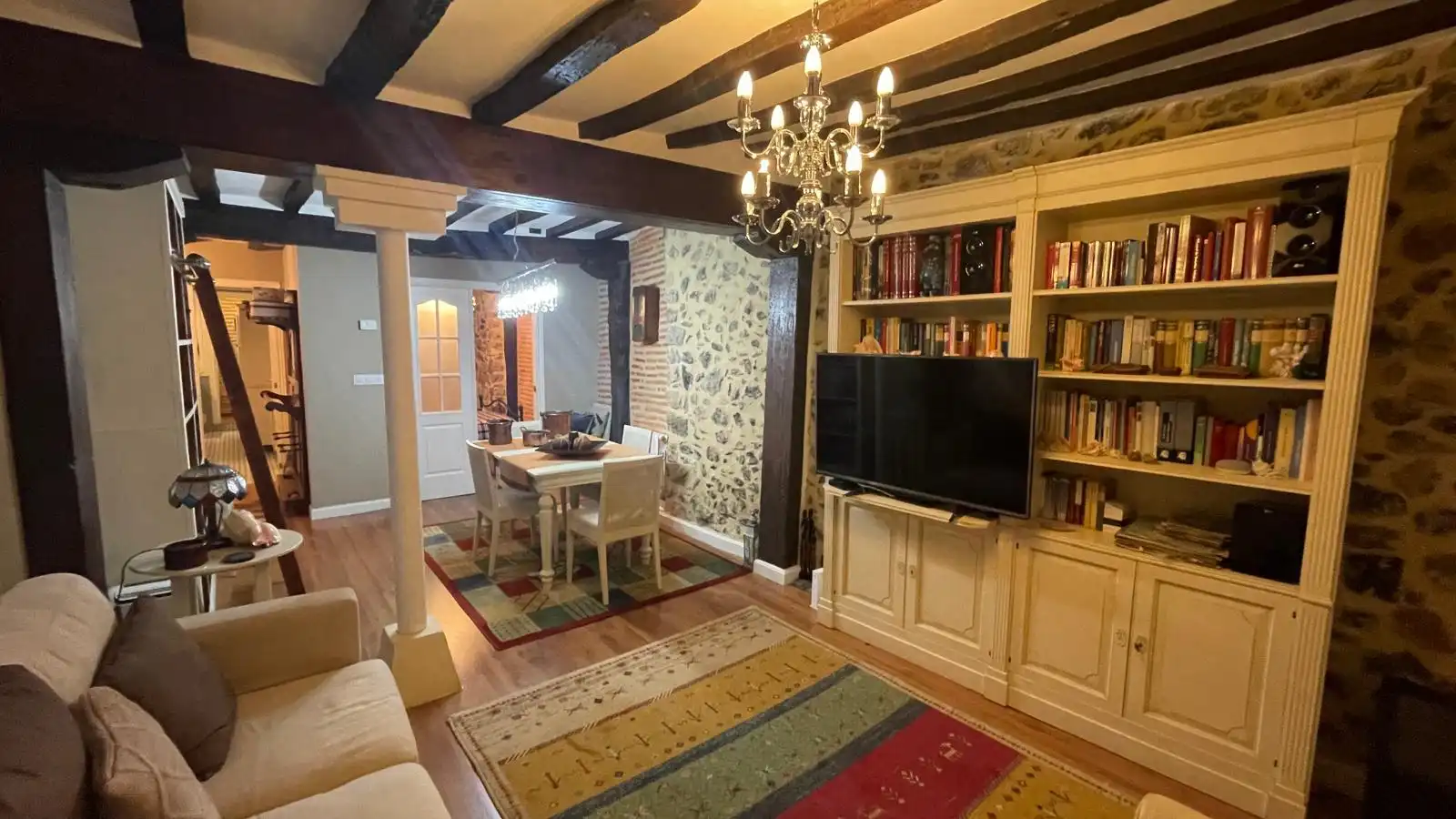 Living room of Flat for rent in Castro-Urdiales  with Heating, Furnished and Balcony
