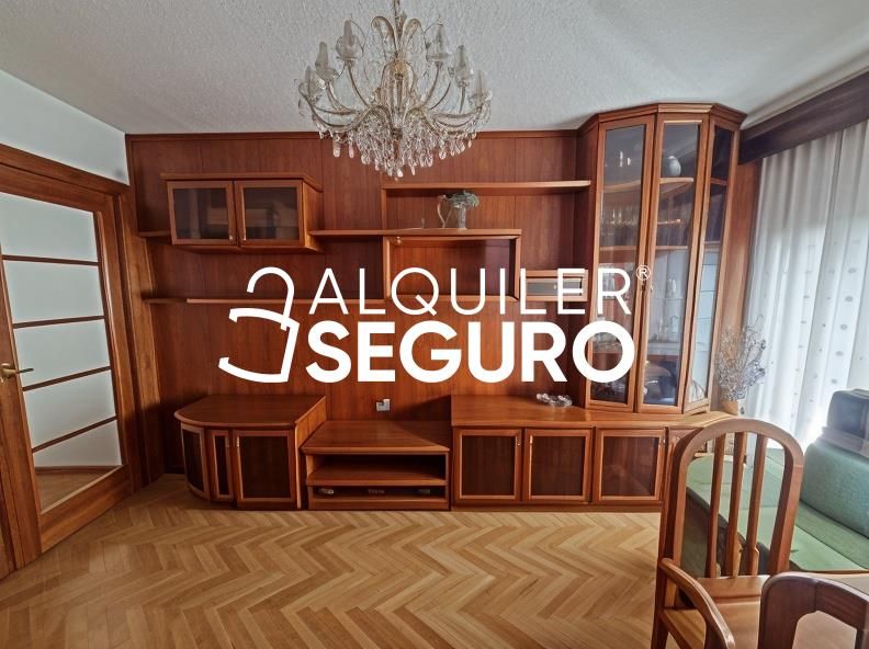 Living room of Flat for rent in  Madrid Capital  with Air Conditioner, Heating and Terrace
