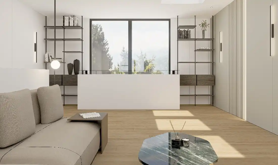 Sala d'estar de Casa o xalet en venda en Llinars del Vallès amb Aire condicionat, Jardí privat i Terrassa