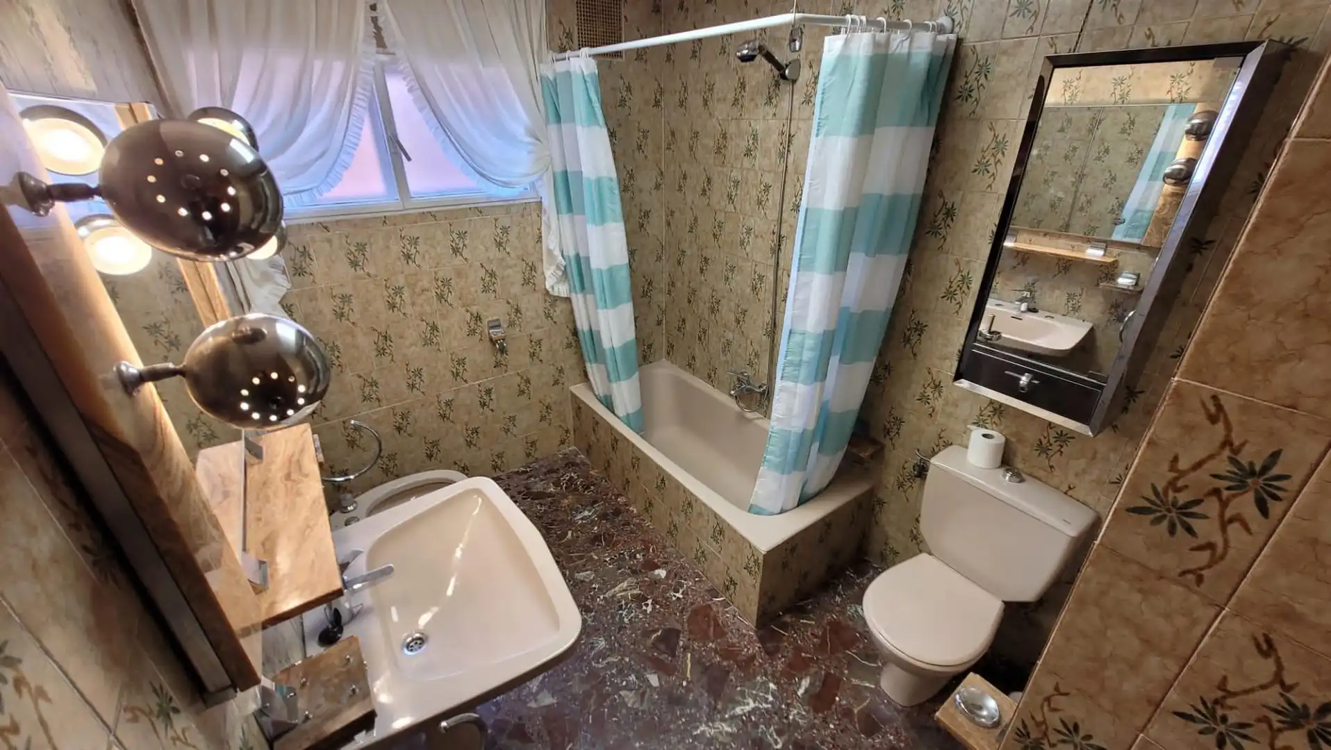 Badezimmer von Wohnung zur Miete in Teruel mit Heizung, Terrasse und Möbliert