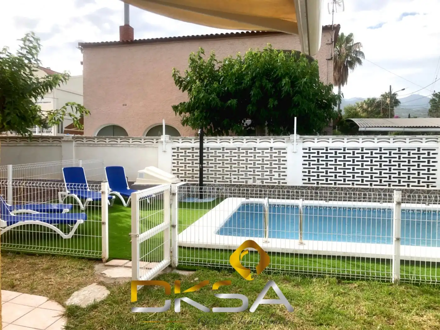 Jardí de Casa adosada en venda en Benicasim / Benicàssim amb Calefacció, Jardí privat i Terrassa