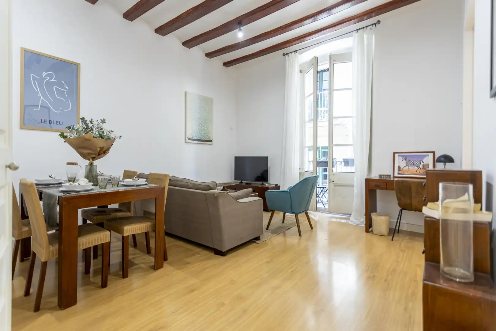 Sala de estar de Piso en venta en Girona con Calefacción y Balcón