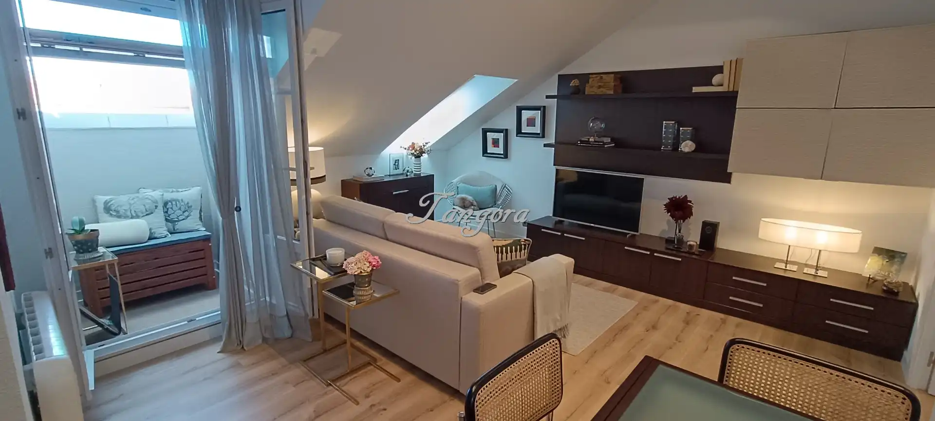 Sala de estar de Ático en venta en Ribamontán al Mar con Calefacción, Parquet y Terraza
