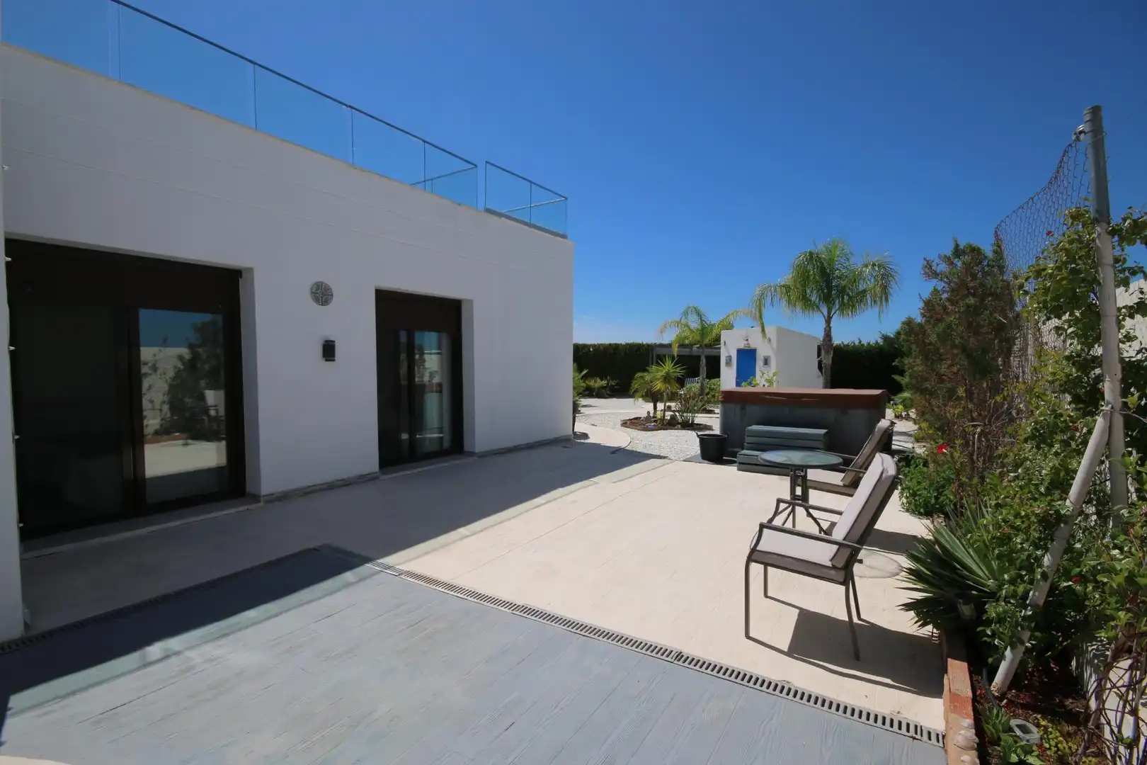 Terrassa de Casa o xalet en venda en Ayamonte amb Aire condicionat, Piscina i Jacuzzi