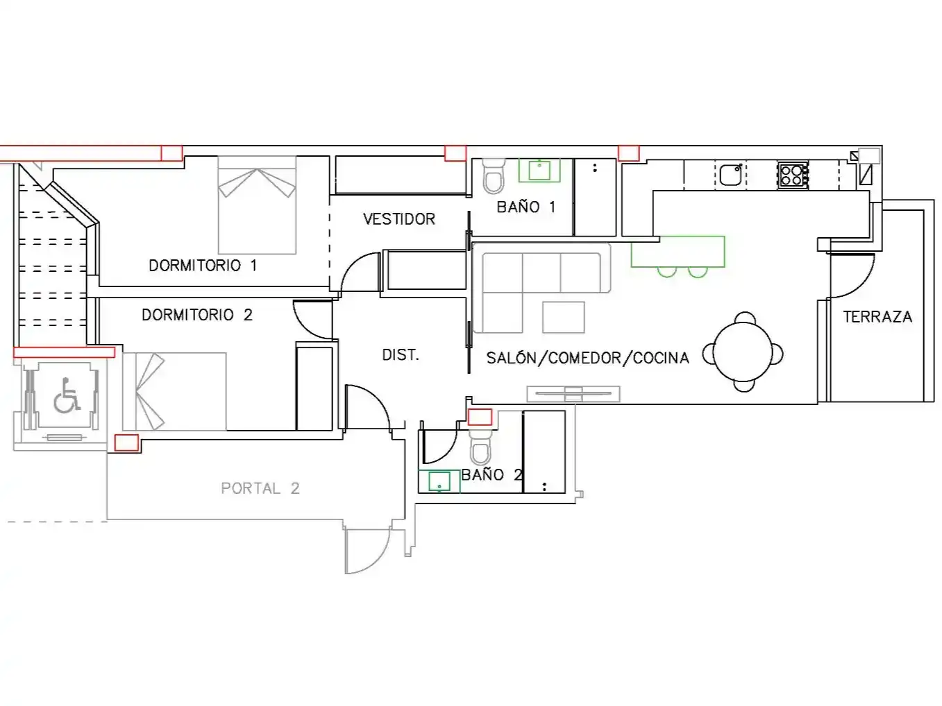 Wohnung zur Miete in Ronda