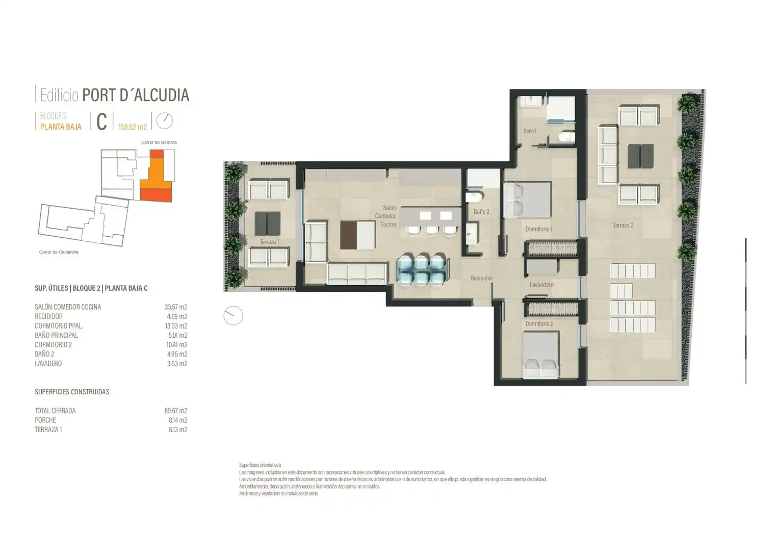 Planta baja en venta en Alcúdia con Terraza y Balcón