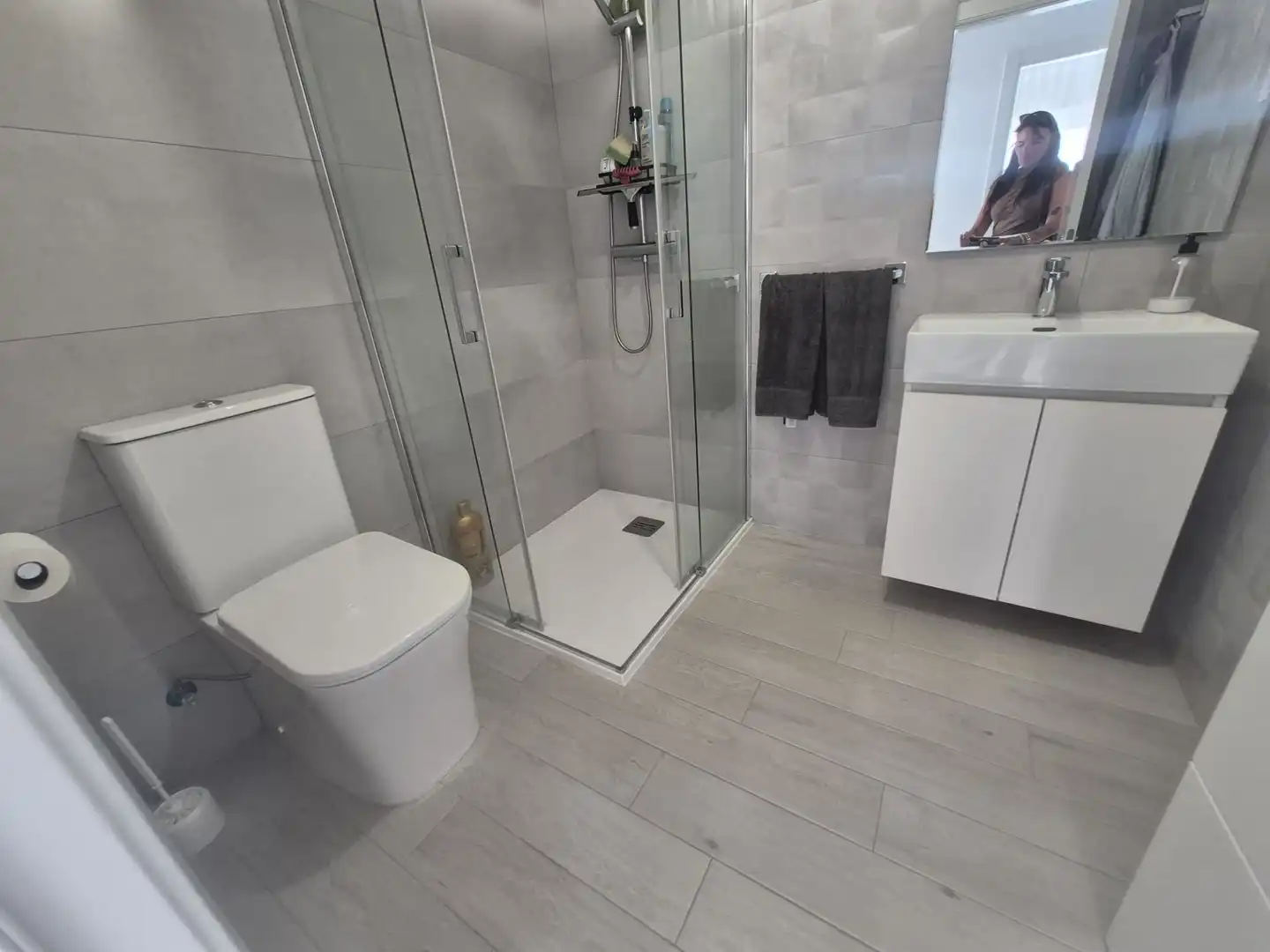 Badezimmer von Wohnung zum Verkauf in Ávila mit Heizung, Terrasse und Abstellraum