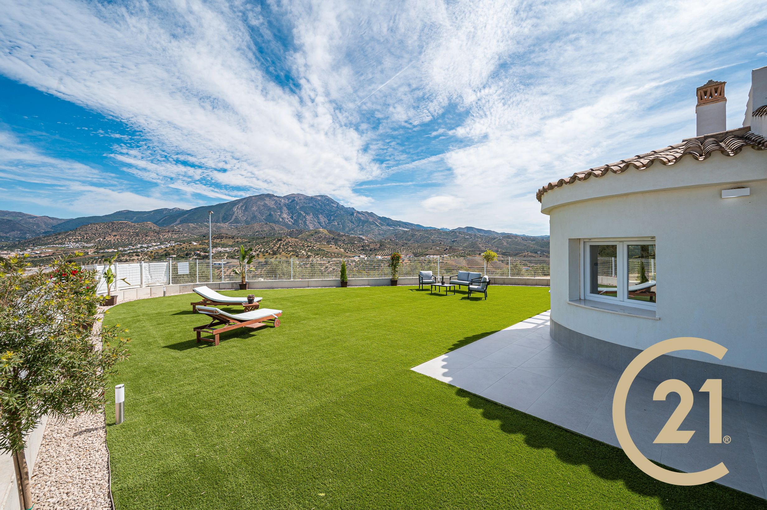 Terrace of House or chalet for sale in Viñuela  with Heating, Private garden and Terrace