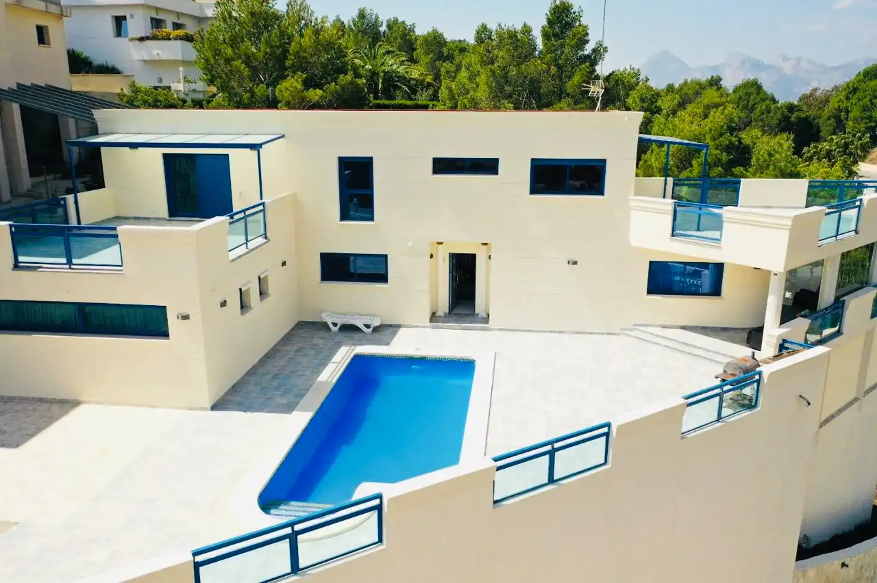 Vista exterior de Casa o chalet en venta en Altea con Aire acondicionado, Calefacción y Jardín privado