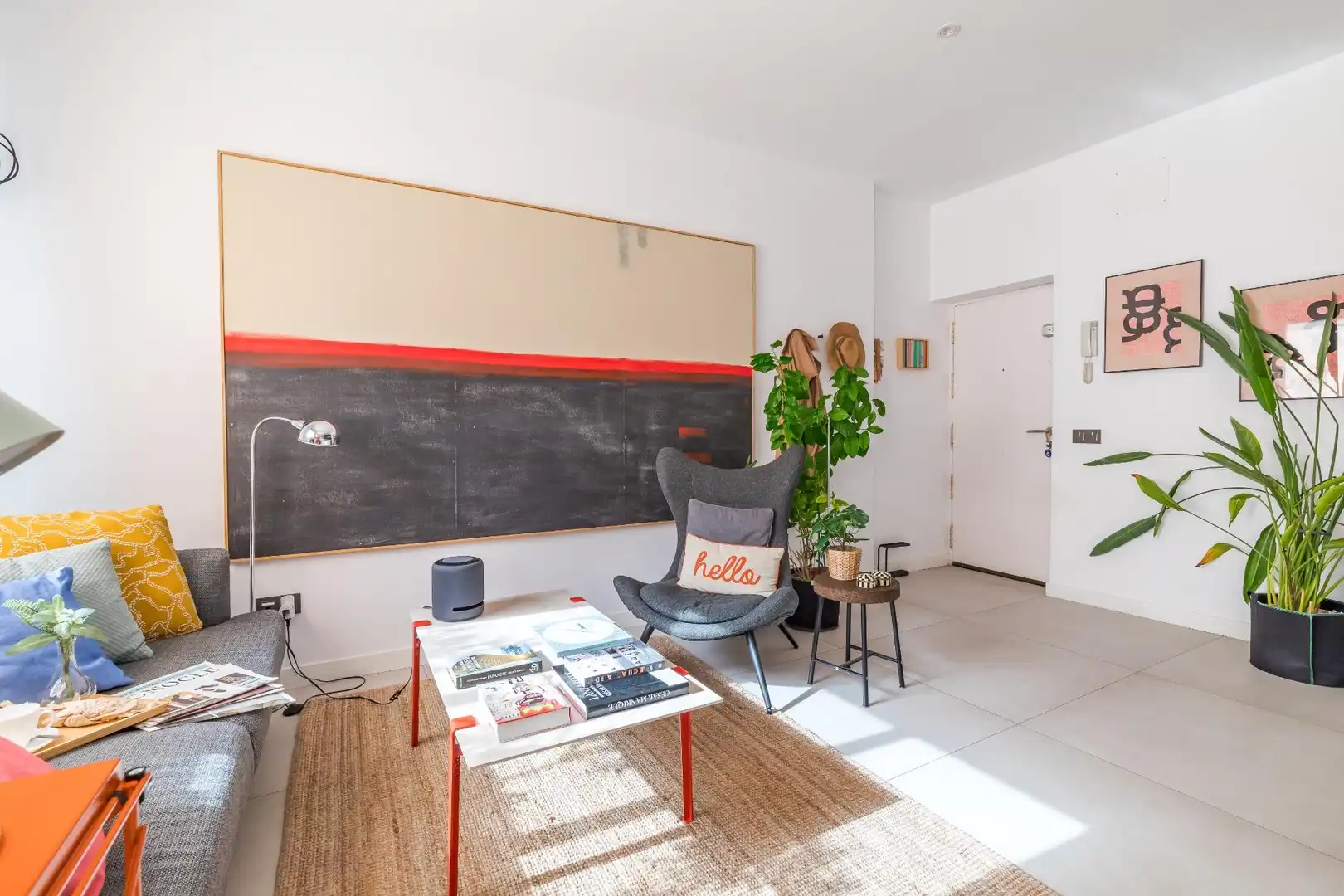 Sala de estar de Piso en venta en Madrid con Aire acondicionado, Calefacción y Amueblado