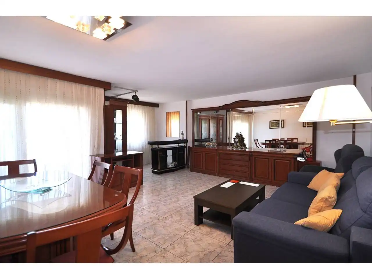 Wohnzimmer von Wohnungen zum Verkauf in Lloret de Mar mit Heizung, Möbliert und Balkon