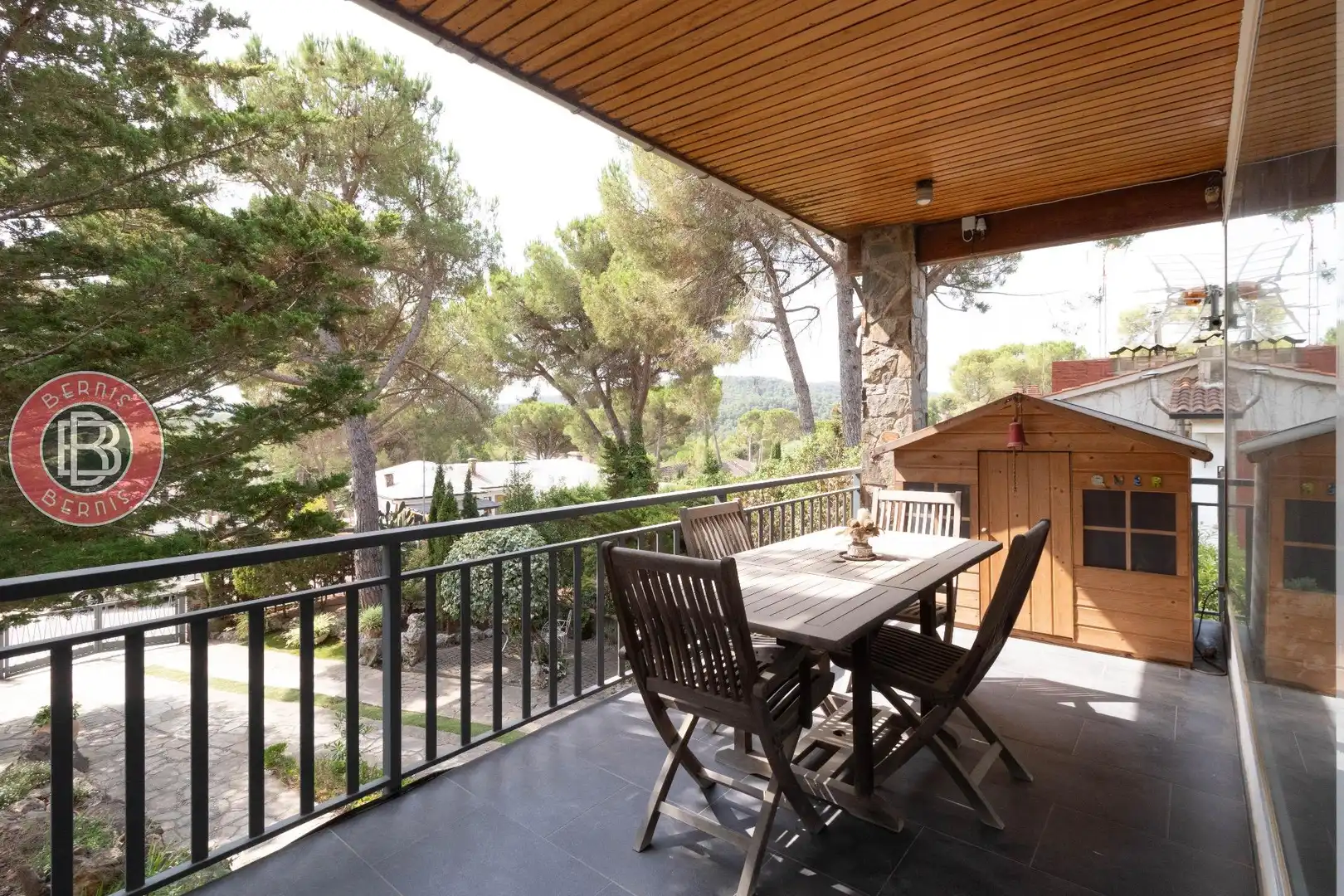 Terraza de Casa o chalet en venta en Begues con Aire acondicionado, Calefacción y Jardín privado