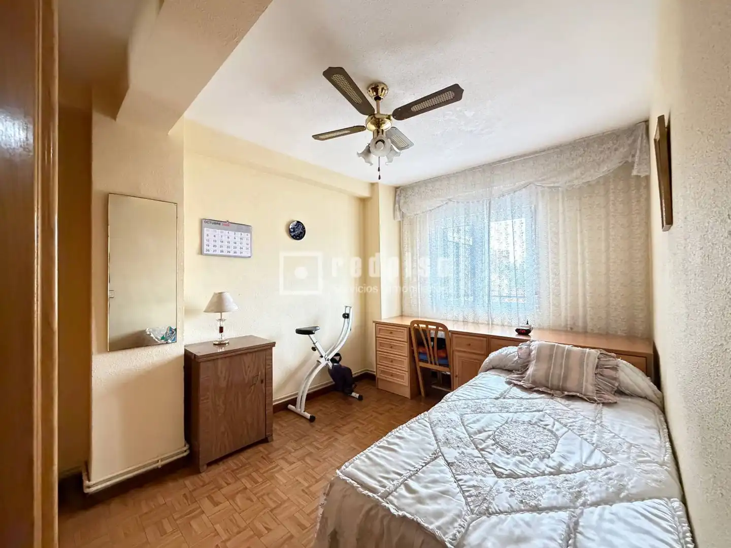 Schlafzimmer von Wohnung zum Verkauf in Leganés mit Heizung, Parkett und Terrasse