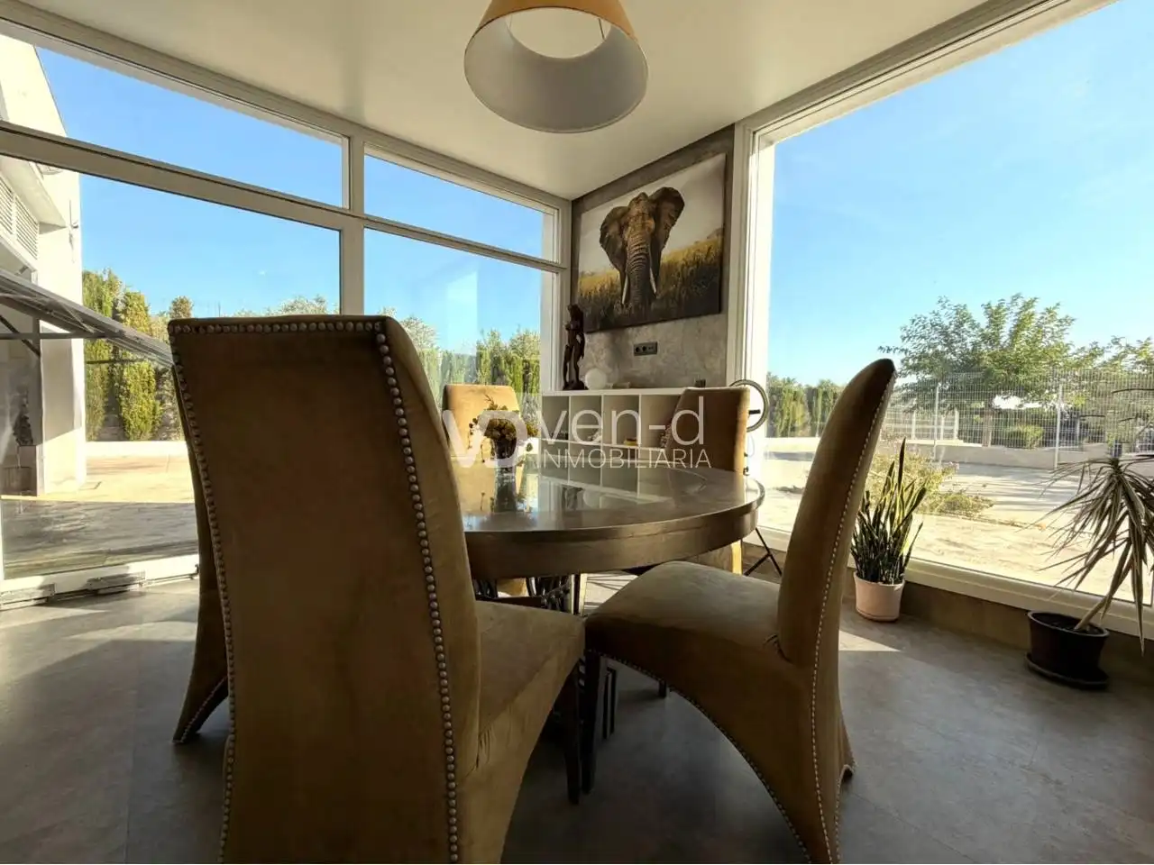 Comedor de Casa o chalet de alquiler en Enguera con Aire acondicionado, Calefacción y Jardín privado