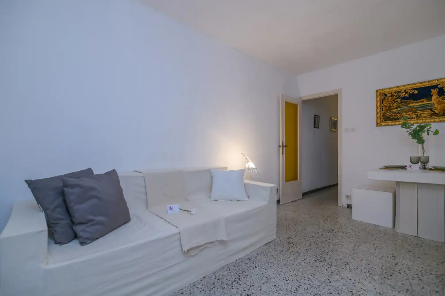 Sala de estar de Piso en venta en Sant Feliu de Llobregat con Balcón