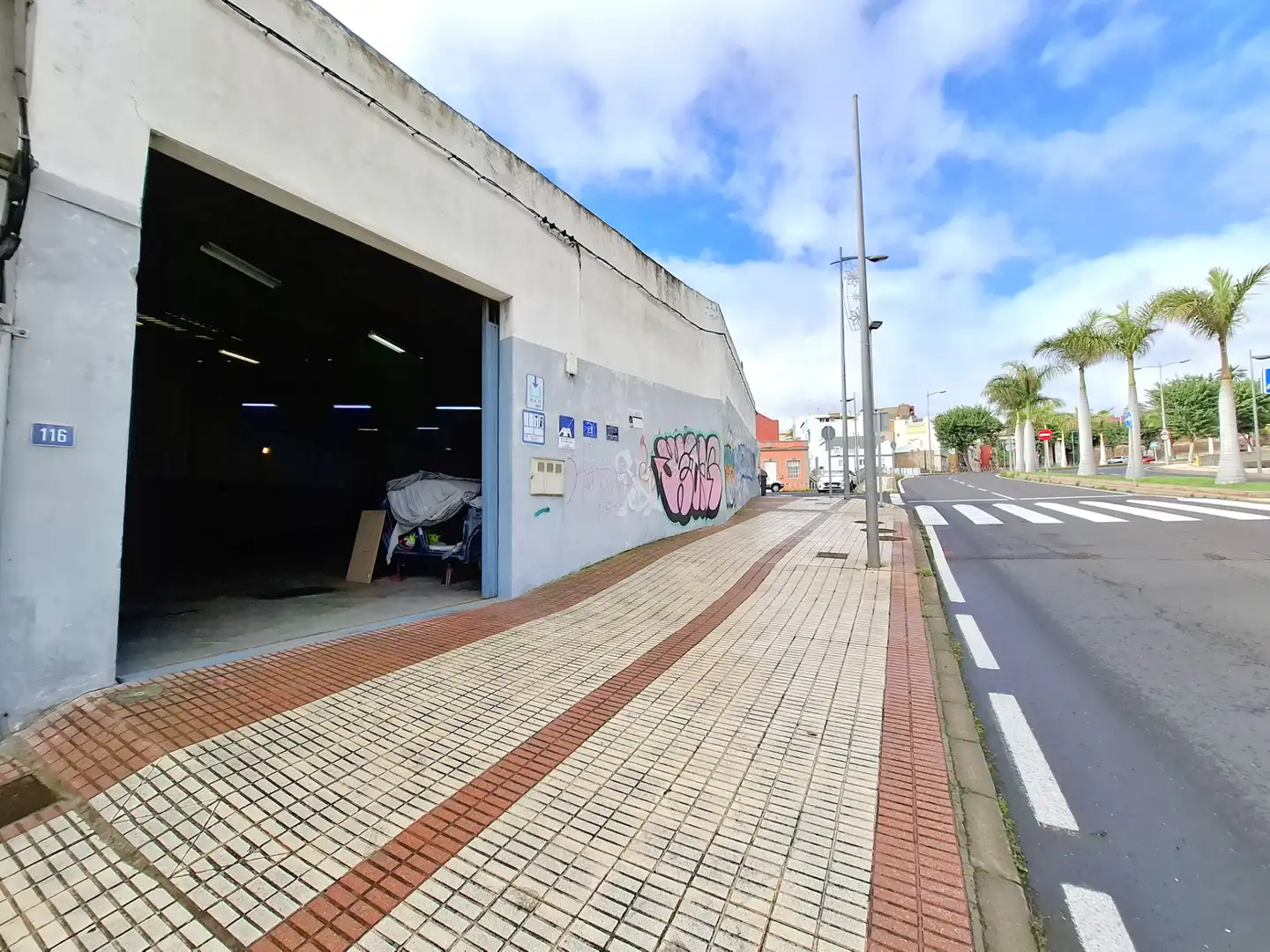 Vista exterior de Nave industrial en venta en San Cristóbal de la Laguna