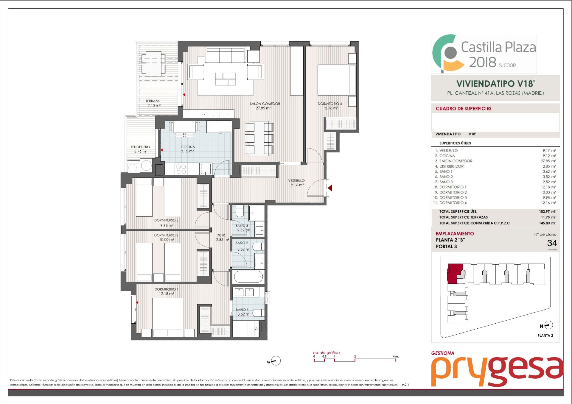 Flat for sale in El Cantizal