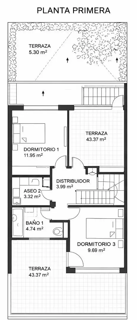 Casa adosada en venda en Beriáin amb Calefacció, Jardí privat i Terrassa