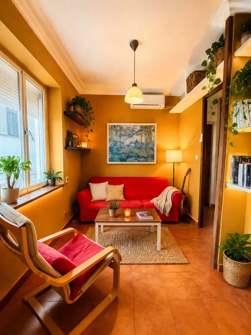 Sala de estar de Dúplex en venta en Sevilla con Aire acondicionado, Terraza y Balcón