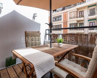 Terrace of Apartment to rent in  Valencia Capital  with Air Conditioner, Terrace and Furnished