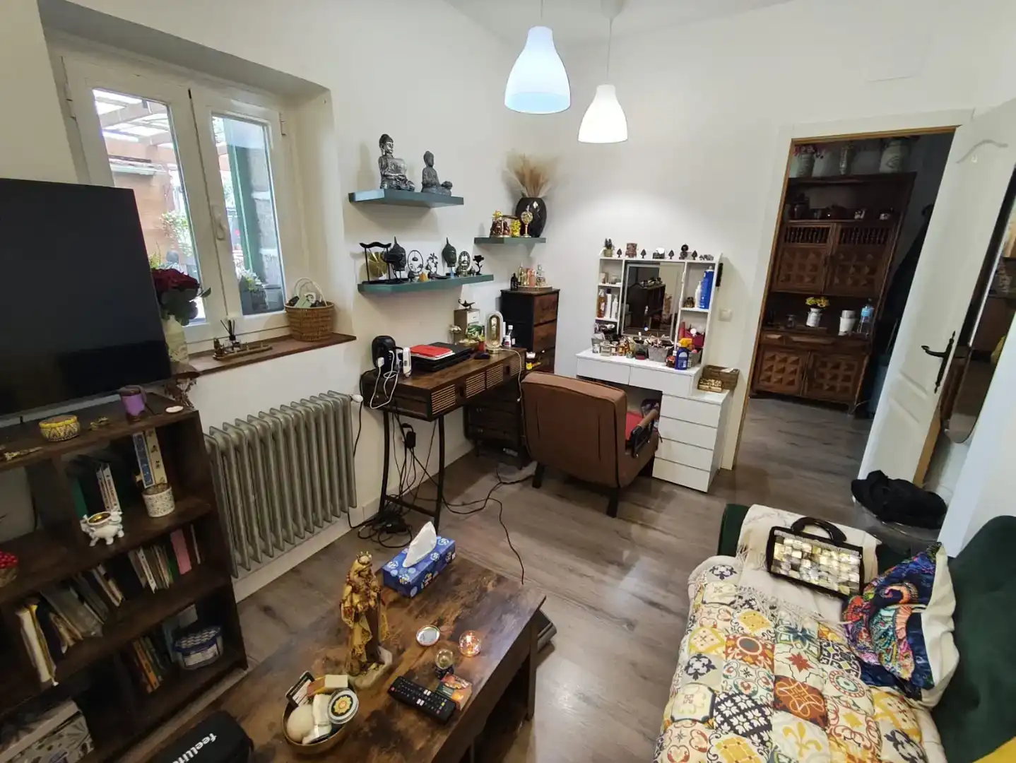 Sala d'estar de Casa adosada en venda en Collado Villalba