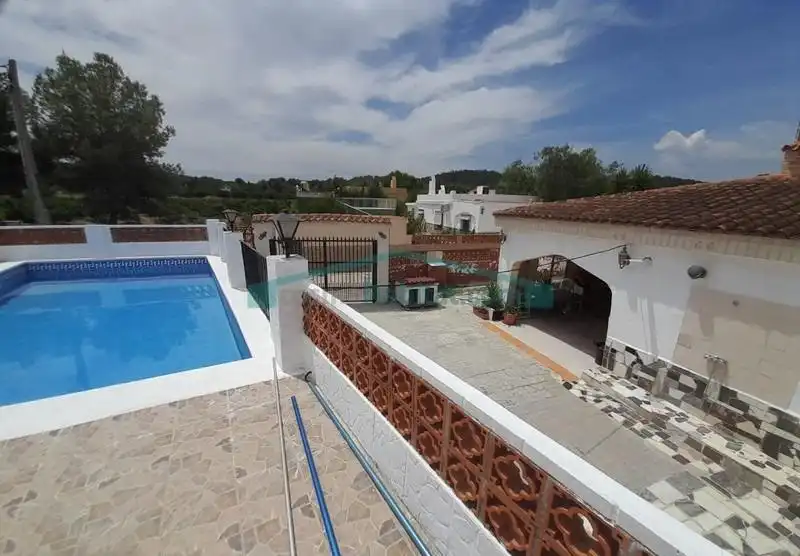 Piscina de Finca rústica en venta en Vilamarxant con Jardín privado, Terraza y Piscina