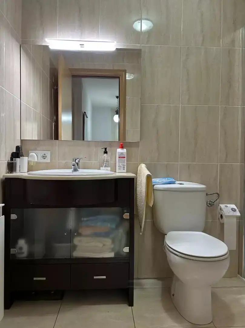 Bathroom of Flat for sale in Hostalric  with Heating, Terrace and Furnished