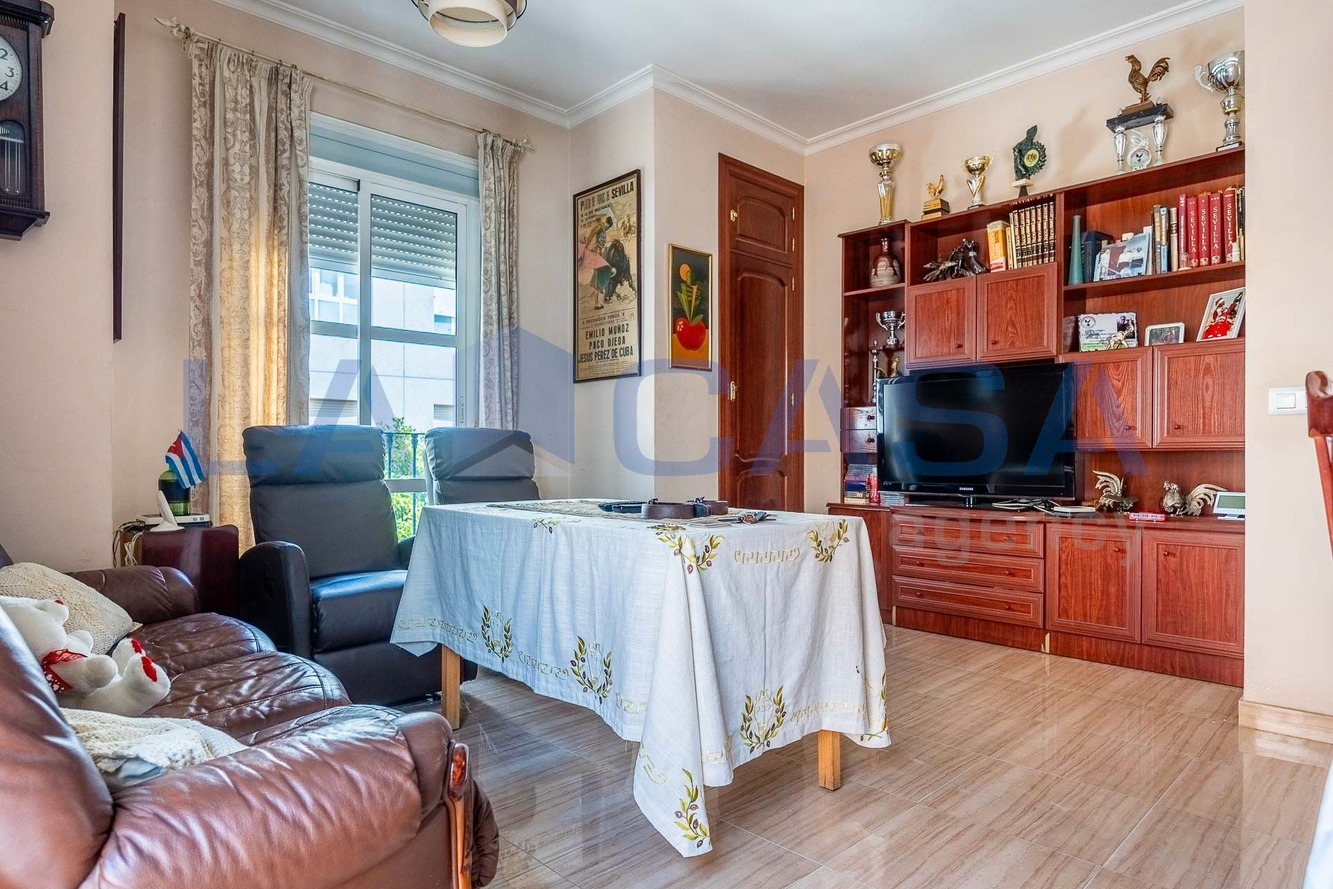 Living room of House or chalet for sale in  Sevilla Capital  with Balcony