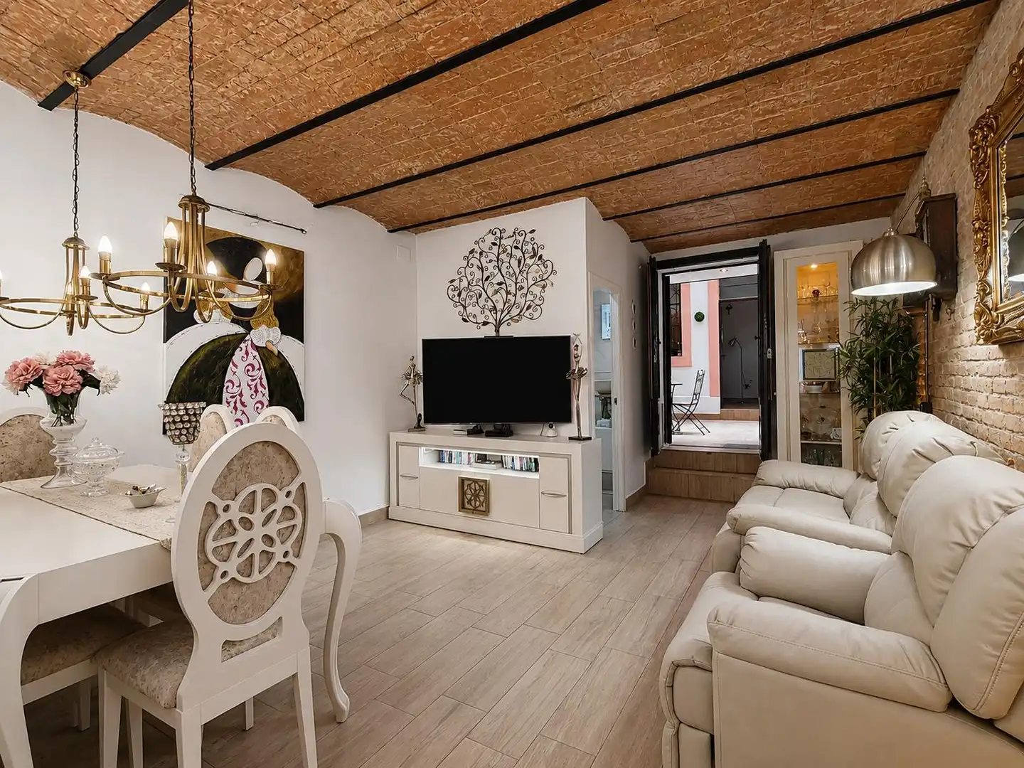 Sala de estar de Apartamento en venta en Barcelona con Aire acondicionado, Calefacción y Terraza