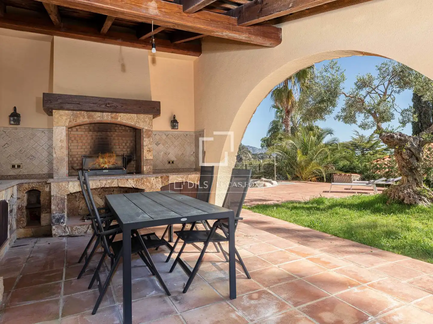Terraza de Casa o chalet en venta en Blanes con Aire acondicionado, Calefacción y Jardín privado