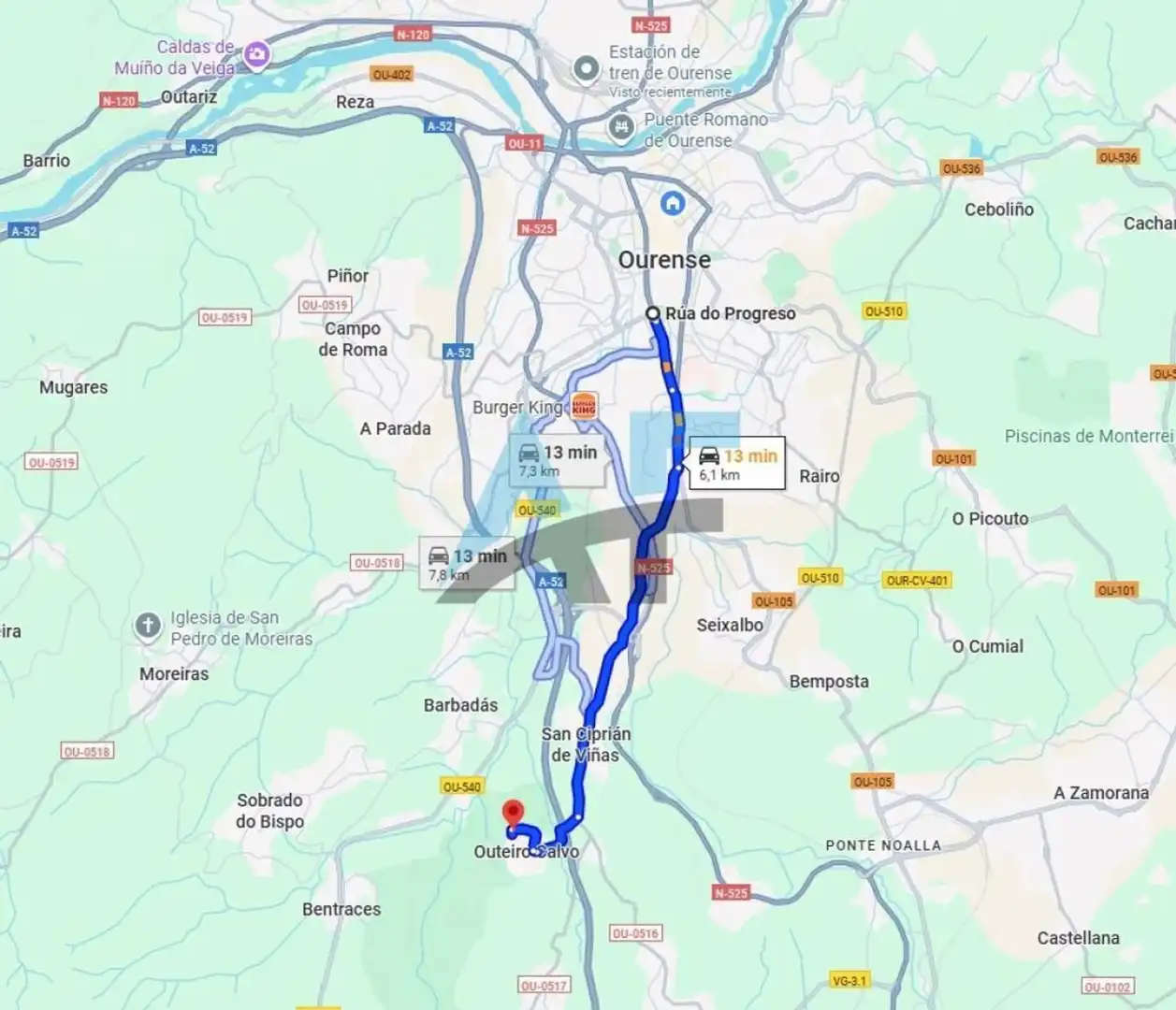Außenansicht von Grundstücke zum Verkauf in San Cibrao das Viñas