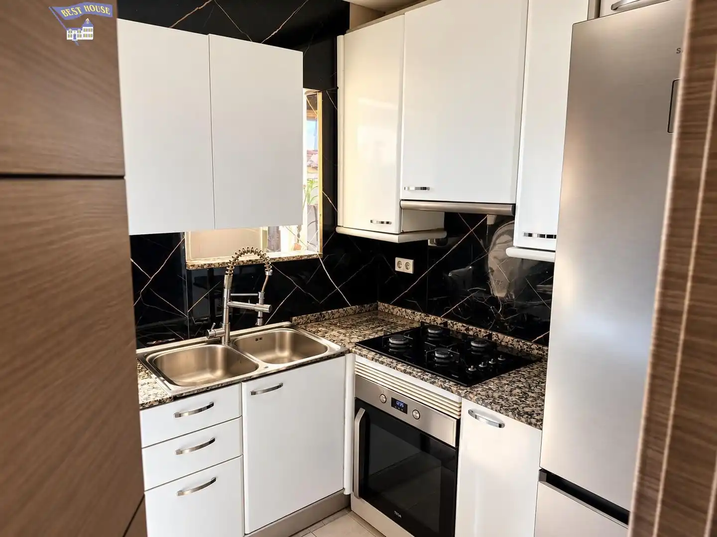 Kitchen of Flat for sale in Can Sant Joan