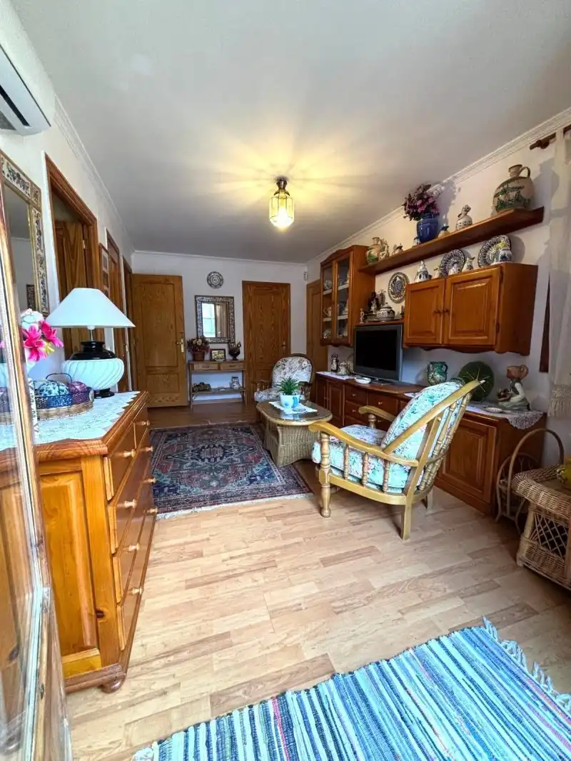 Living room of Houses for sale in Miraflores de la Sierra  with Air Conditioner, Heating and Terrace