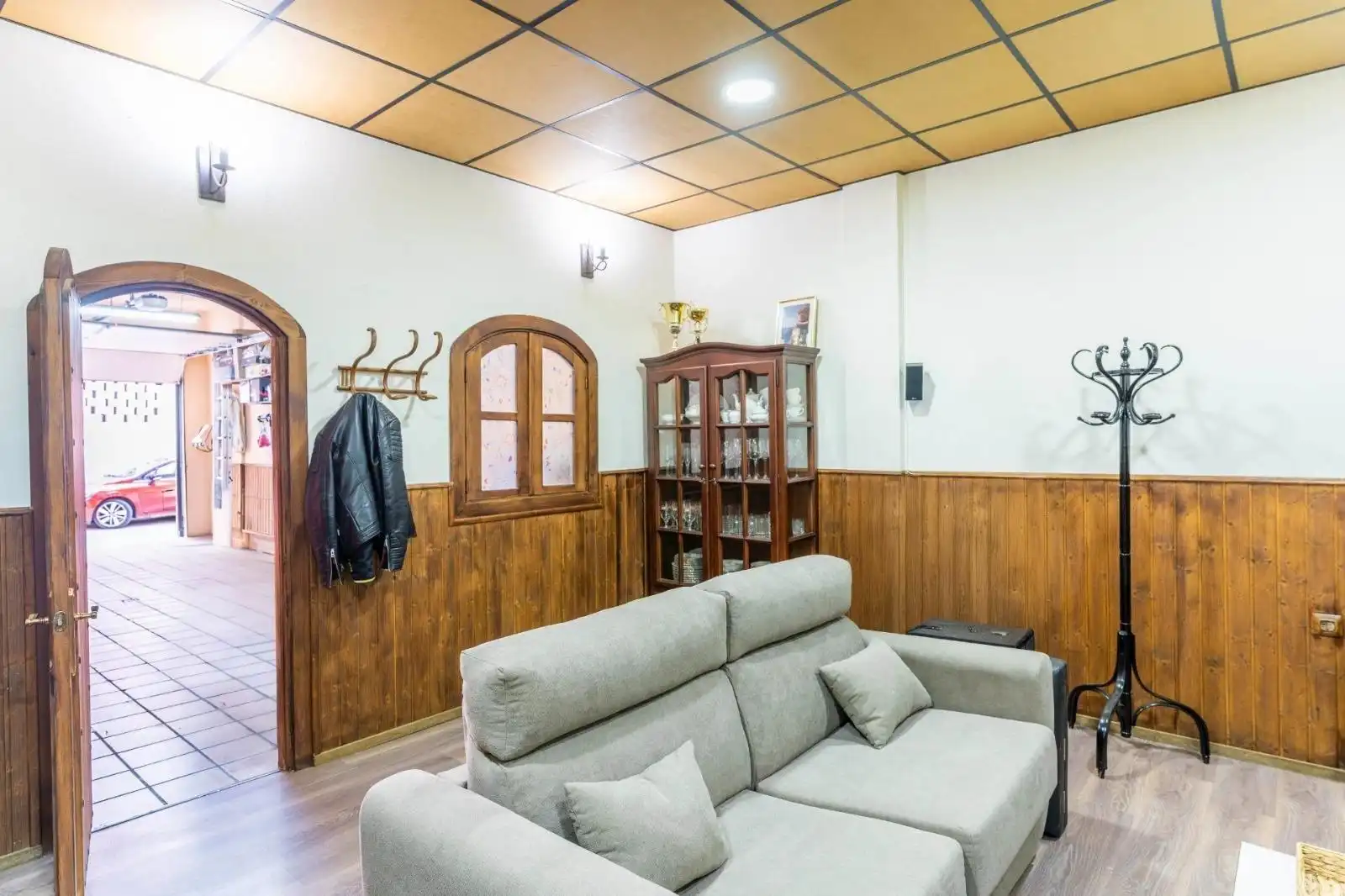 Sala de estar de Casa adosada en venta en Roquetas de Mar con Aire acondicionado y Terraza