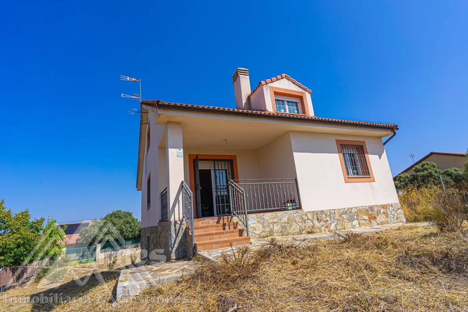 Vista exterior de Casa o chalet en venta en Zarzuela del Monte con Calefacción, Jardín privado y Terraza