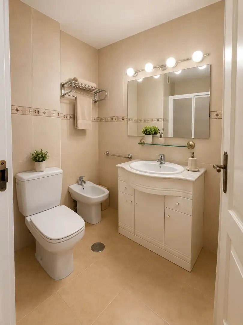 Bany de Apartament en venda en Fuengirola amb Aire condicionat, Forn i Rentadora