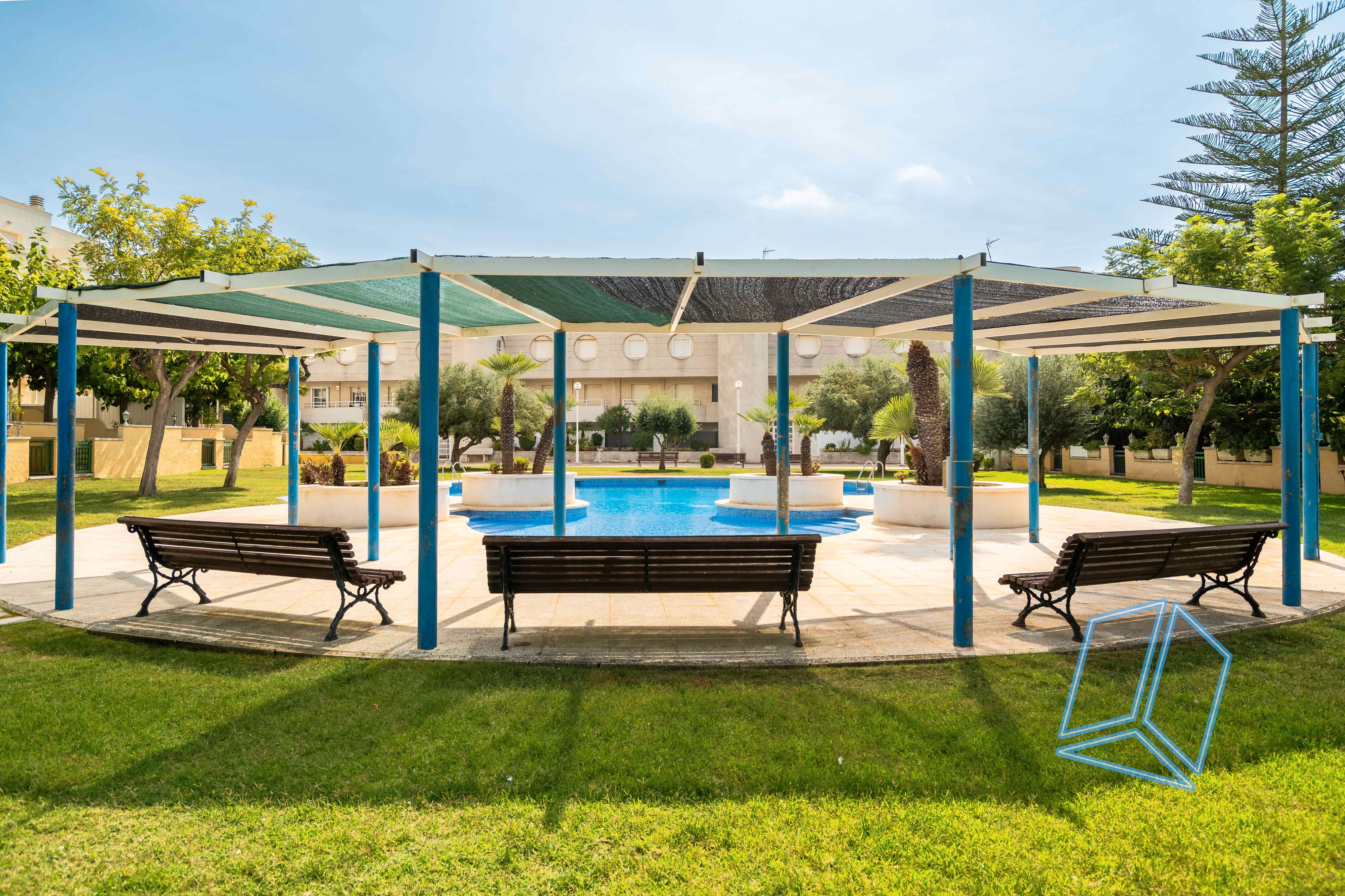 Swimming pool of Single-family semi-detached for sale in Roda de Berà  with Heating, Terrace and Swimming Pool