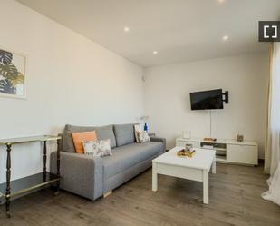 Living room of Flat to rent in  Barcelona Capital  with Air Conditioner, Heating and Furnished