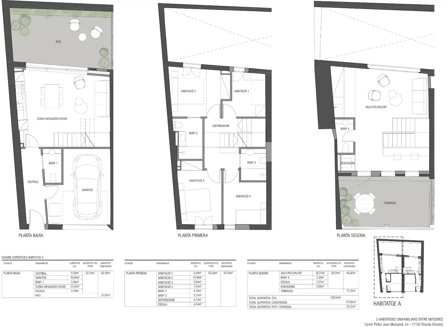 Haus oder Chalet zum Verkauf in L'Escala mit Klimaanlage, Heizung und Privatgarten