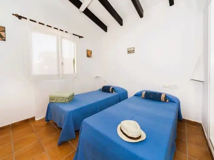 Dormitori de Casa o xalet en venda en Sant Lluís amb Jardí privat, Terrassa i Piscina