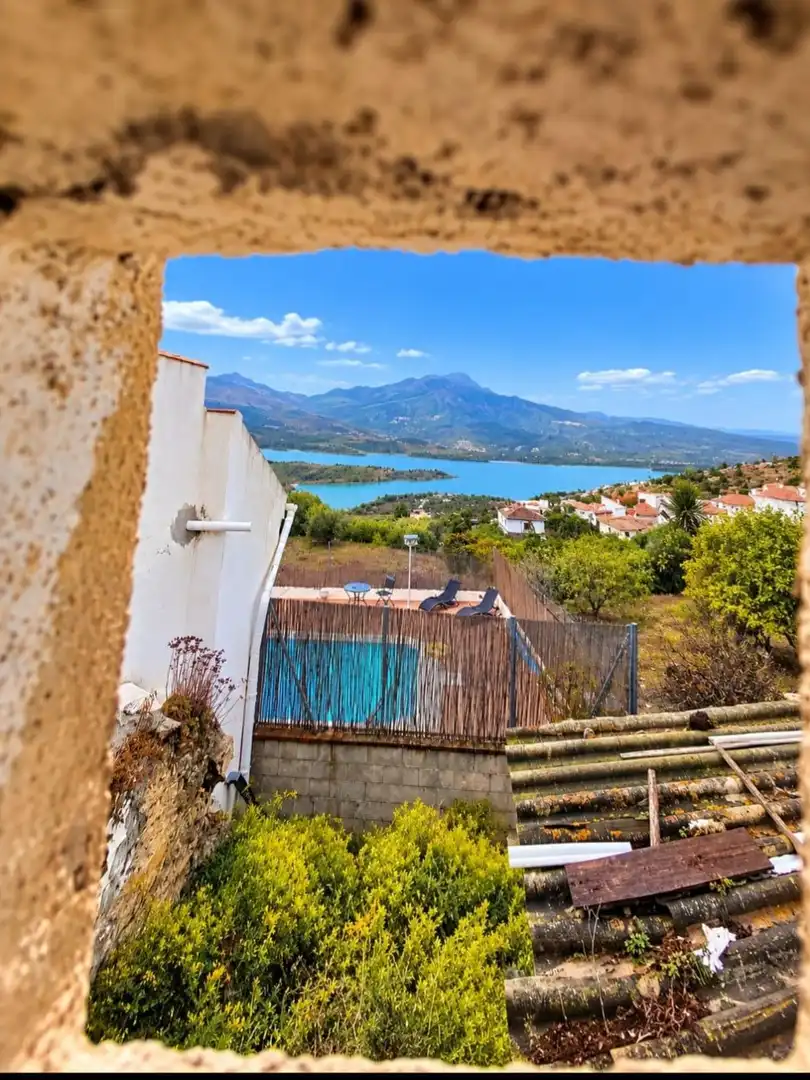 Exterior view of Houses for sale in Viñuela, Málaga