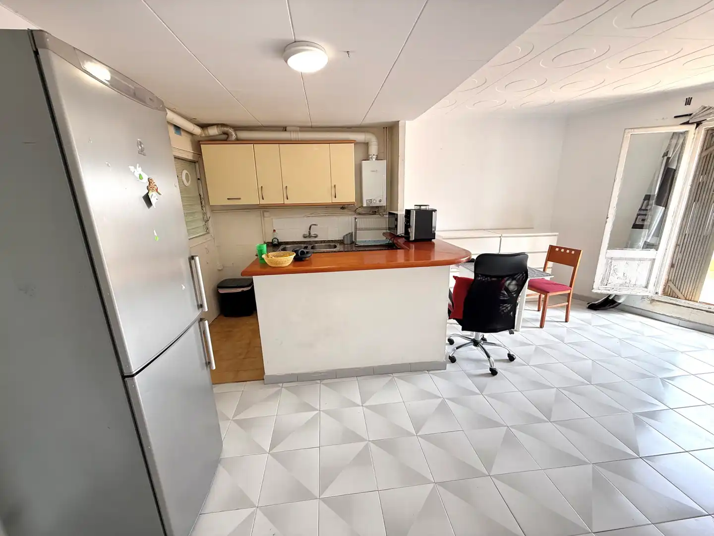 Cocina de Ático en venta en Barcelona con Terraza y Horno