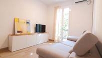 Living room of Flat to rent in  Barcelona Capital  with Air Conditioner and Balcony