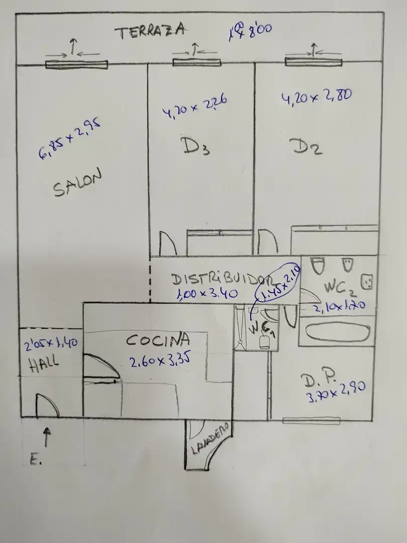 Wohnung zum Verkauf in Jerez de la Frontera mit Klimaanlage, Heizung und Terrasse