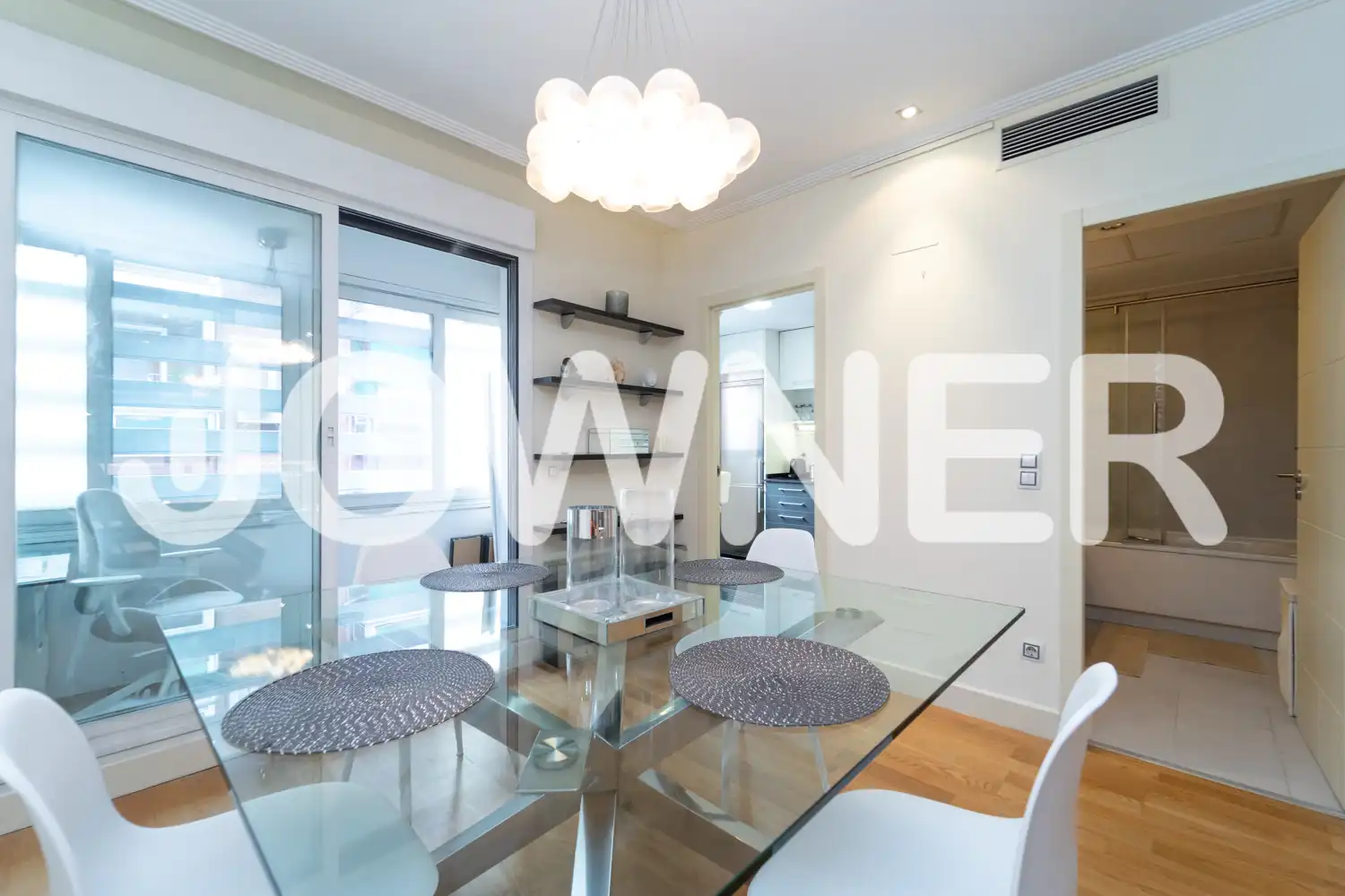 Dining room of Duplexes for rent in Madrid  with Air Conditioner, Heating and Terrace