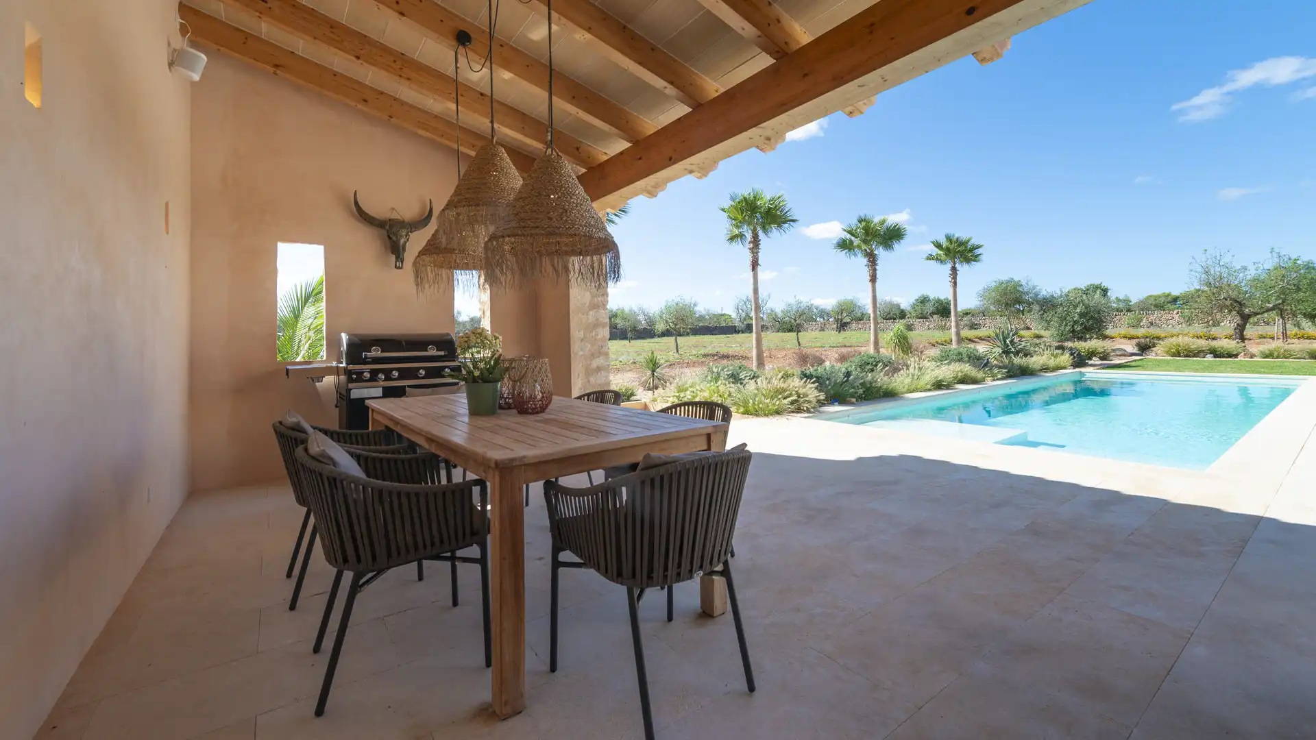 Terrace of Country homes for sale in Ses Salines  with Air Conditioner, Heating and Terrace