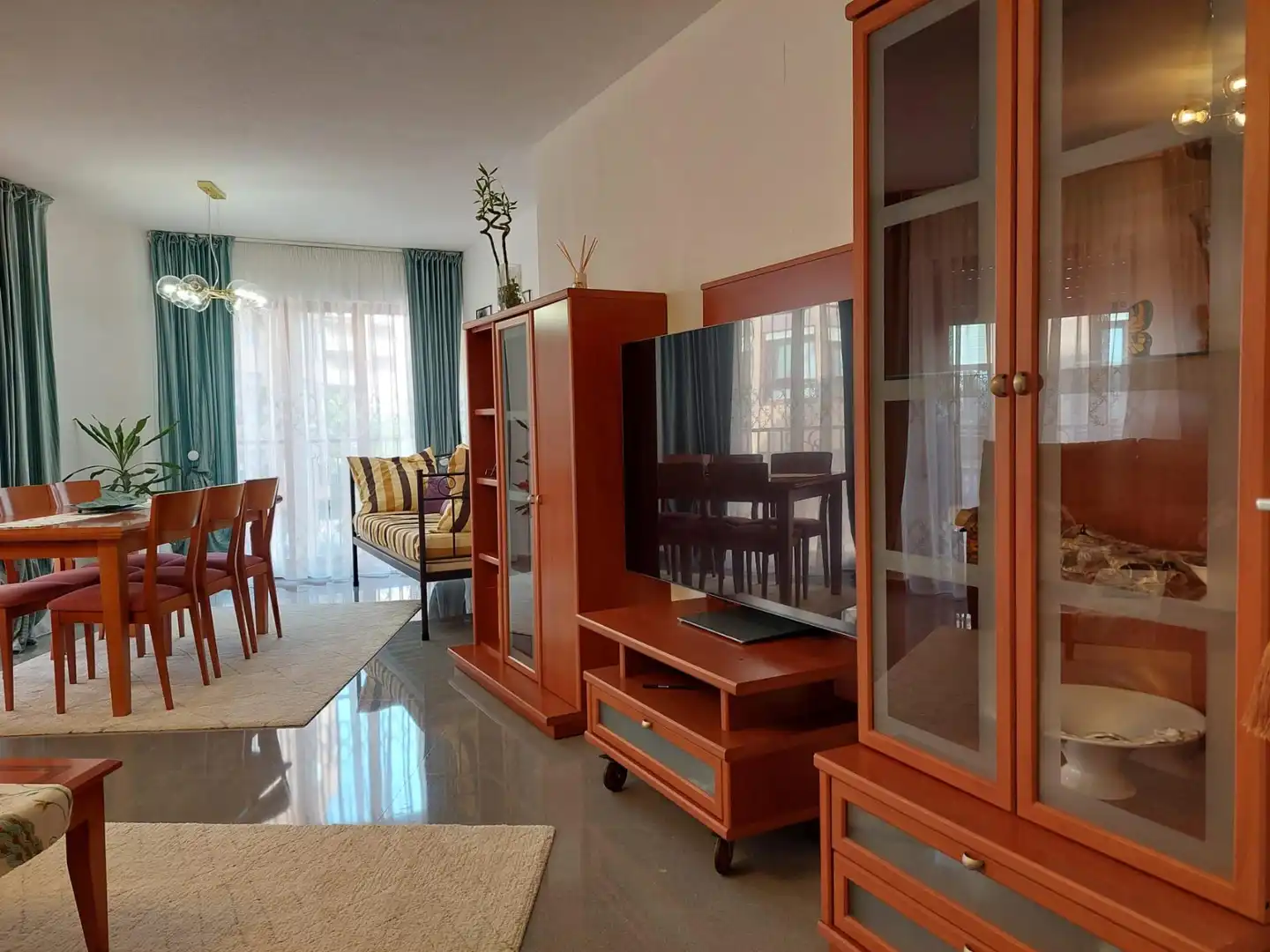 Living room of Flat for rent in Alicante / Alacant  with Air Conditioner and Furnished