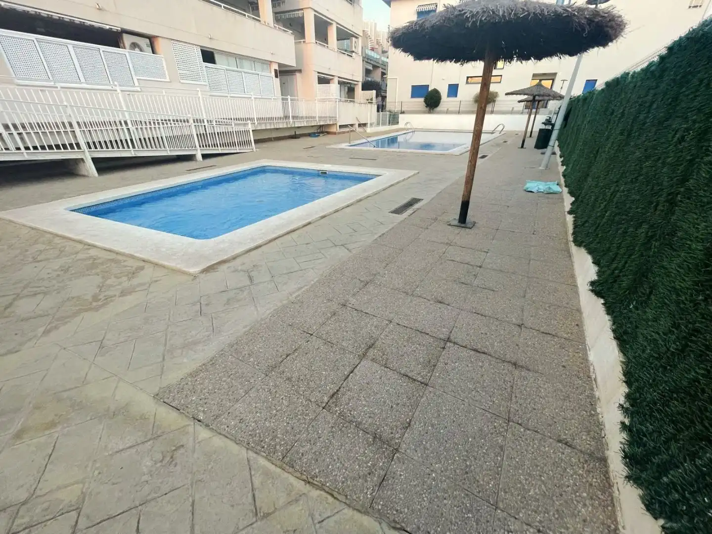 Schwimmbecken von Wohnungen zur Miete in Puçol mit Klimaanlage, Terrasse und Schwimmbad