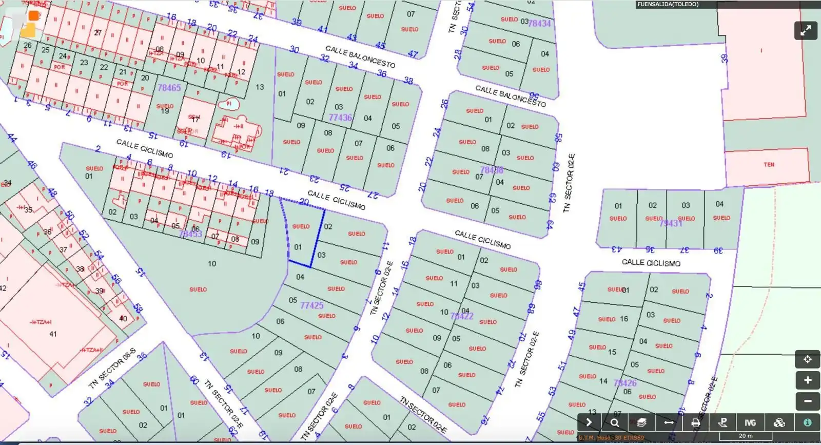 Lands and plots for sale in CICLISMO 20