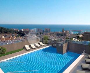 Swimming pool of Flat for sale in Málaga Capital  with Air Conditioner